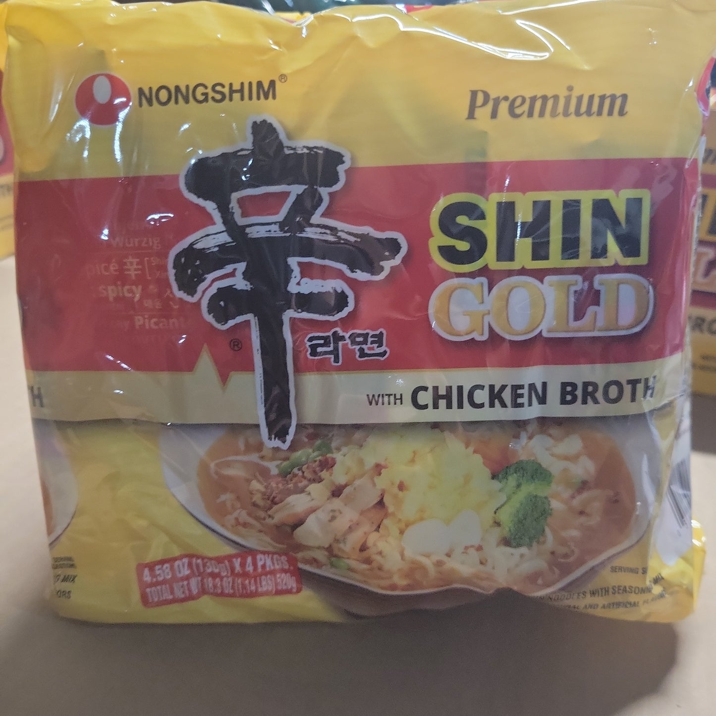 Nongshim gold 4 pack  4连包 农心 gold shin 特价 6.5