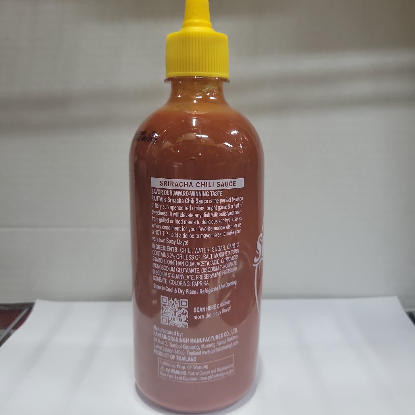 Pantai Brand Sriracha chili Sauce 17oz expiration 2025 Aug 10  免费 每个客户限量 1瓶